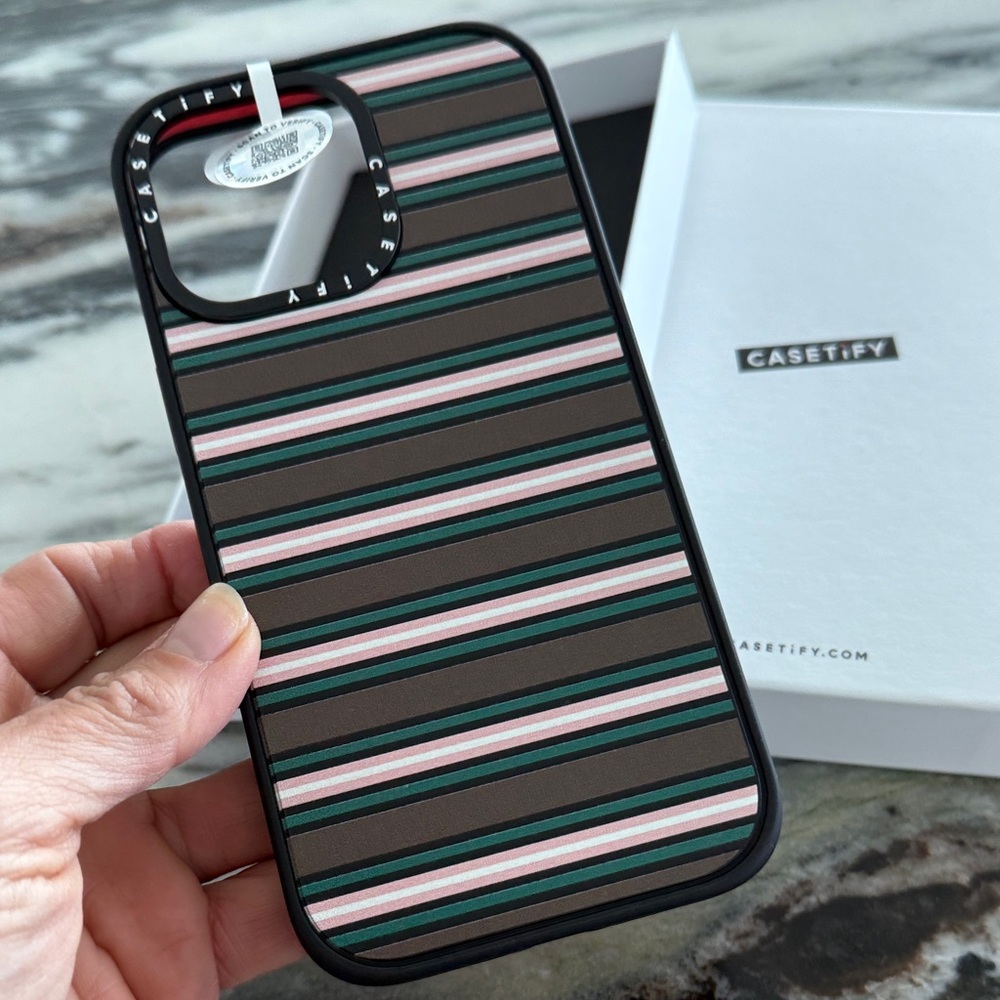 Casetify Multicolor Striped Phone Case